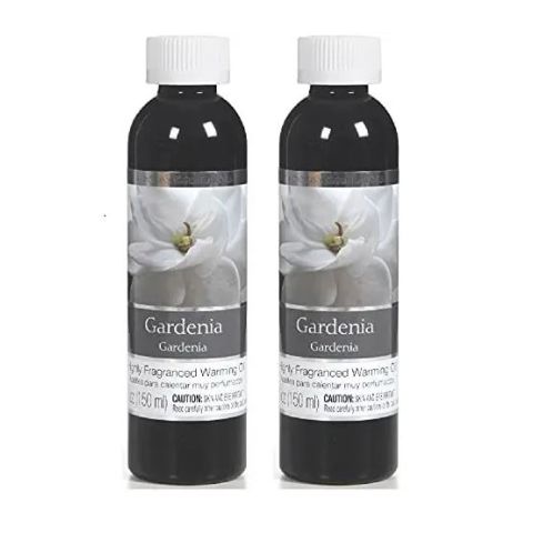 Hosley Set of 2, 5 oz. Gardenia Fragrance Warming Oils 