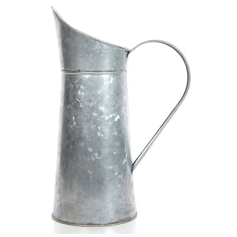 Hosley Silver Galvanized Pitcher 
