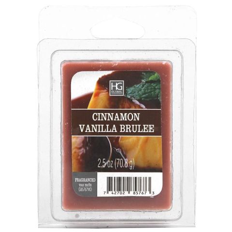 Hosley Vanilla Cinnamon Brulee Wax Melts 2.5 oz.