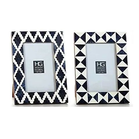 Hosley Set of 2, 4 x 6 Wood Photo Frame
