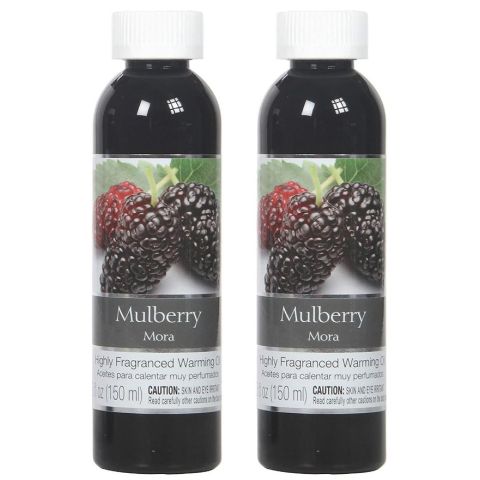 Hosley's Set of 2, 5 oz. Mulberry Fragrance Warming Oils