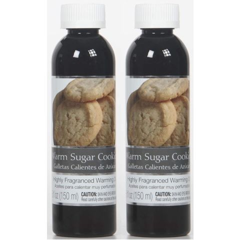 Hosley Set of 2, 5 oz. Warm Sugar Cookies Fragrance Warming Oils