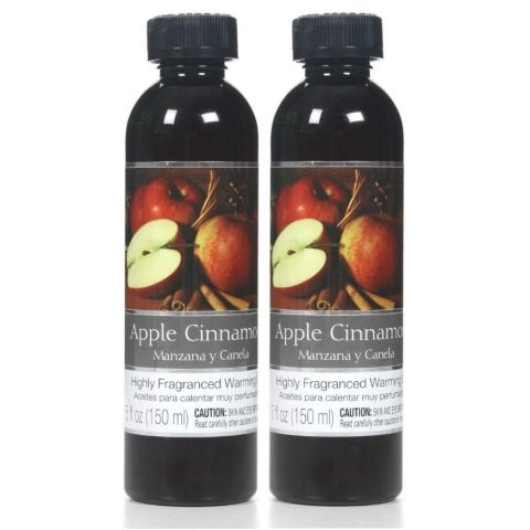 Hosley's Set of 2, 5 oz Apple Cinnamon Fragrance Warming Oils