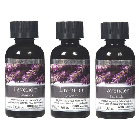 Hosley's Set of 3, 55 ml Lavender Fragrance Warming Oils