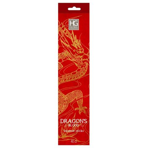 Hosley Set of 6, 40 Packs of Highly Scented Dragon's Blood Incense Sticks Infused with Essential Oils