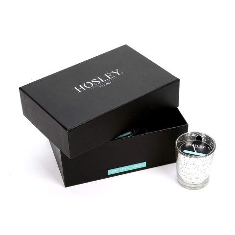 Hosley's 6 Pk. Highly Fragranced Sweet Pea Jasmine Filled Mercury Glass Votive Candles