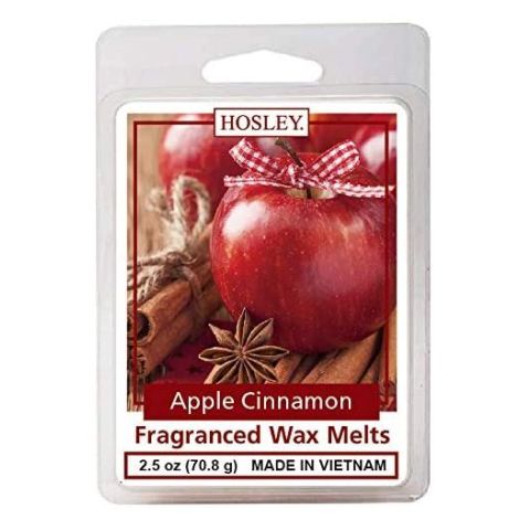 Hosley Apple Cinnamon Scented Wax Cubes/Melts - 2.5 oz Each