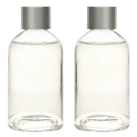 Hosley Cinnamon Vanilla Reed Diffuser Refill Set of 2 Glass Bottle 85 Milliliter Each 