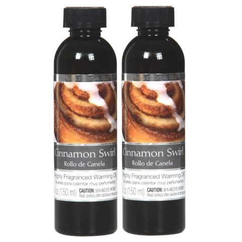 Hosley's Set of 2, 5 oz Cinnamon Swirl Fragrance Warming Oils