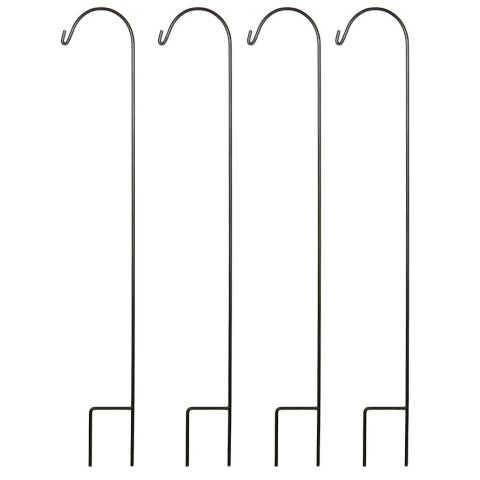 Hosley Set of 4, Shepherd Hooks 33 Inches High
