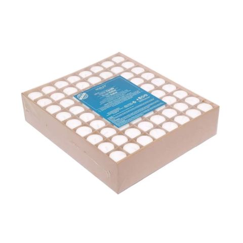 Hosley's Set of 144, Unscented White Votive Candles