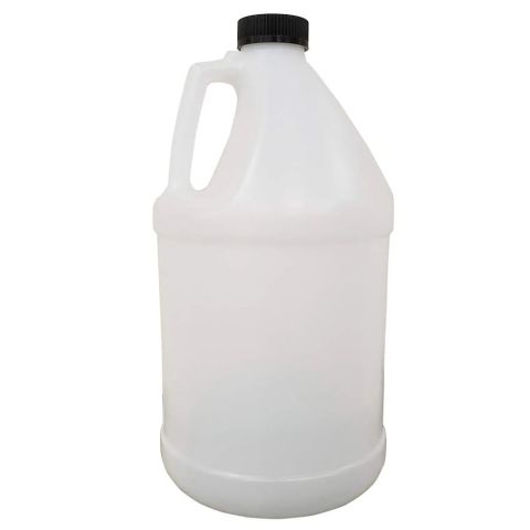 Hosley 384 Pack, White HDPE Natural Bottle 1 Gallon Each-Ship with Pallet. Jug Container with Child Resistant Airtight Lids, for Home and Commercial Use, BPA Free HDPE, Made in USA