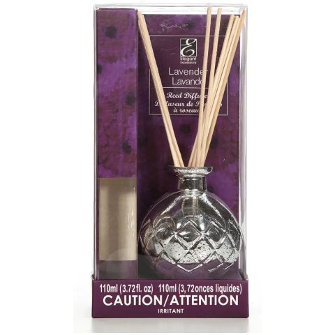 Hosley Lavender Diffuser Oil with Glass Bottle and Reed Sticks