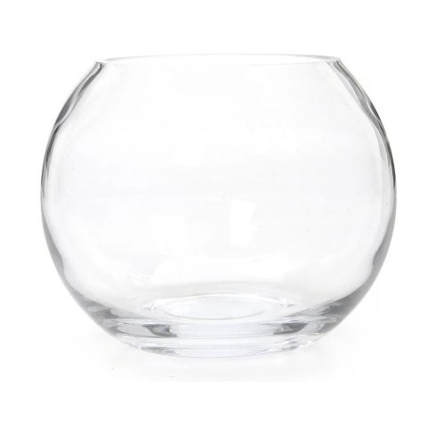Hosley's 6" Diameter Clear Glass Bowl