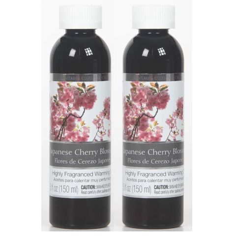 Hosley Set of 2, 5oz ea. Japanese Cherry Blossom Fragrance Warming Oils