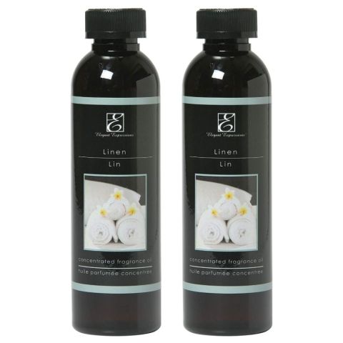 Hosley Set of 2, 5 oz. Linen Fragrance Warming Oils