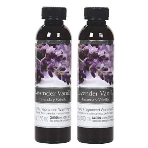 Hosley's Set of 2, 5 oz Lavender Vanilla Fragrance Warming Oils