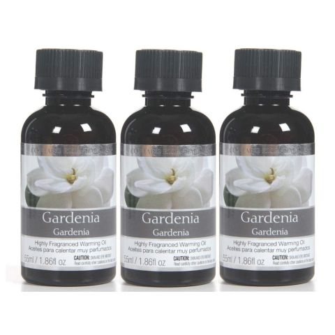 Hosley Set of 3, 55 ml Gardenia Fragrance Warming Oils