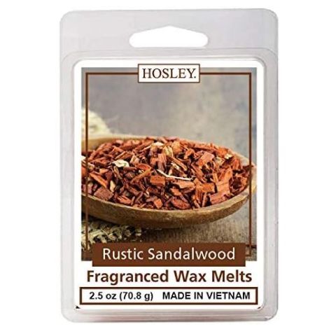 Hosley Rustic Sandalwood Wax Cubes