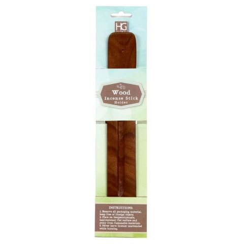 Hosley Wooden Incense Stick Holder - 10" Long