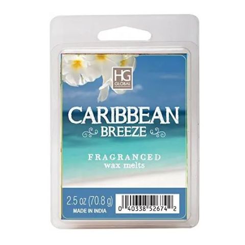 Hosley 2.5 Ounce Caribbean Breeze Wax Cubes